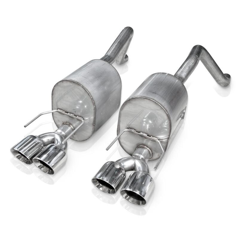 Stainless Works 05-08 Chevrolet Corvette C6 2.5in Axle Back Exhaust System - C605CBQUAD Photo - Unmounted