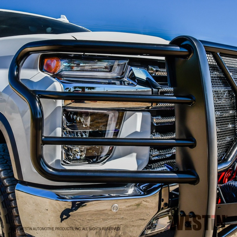 Westin Chevrolet Silverado 2500/3500 20-21 HDX Winch Mount Grille Guard - 57-93995 Photo - Mounted