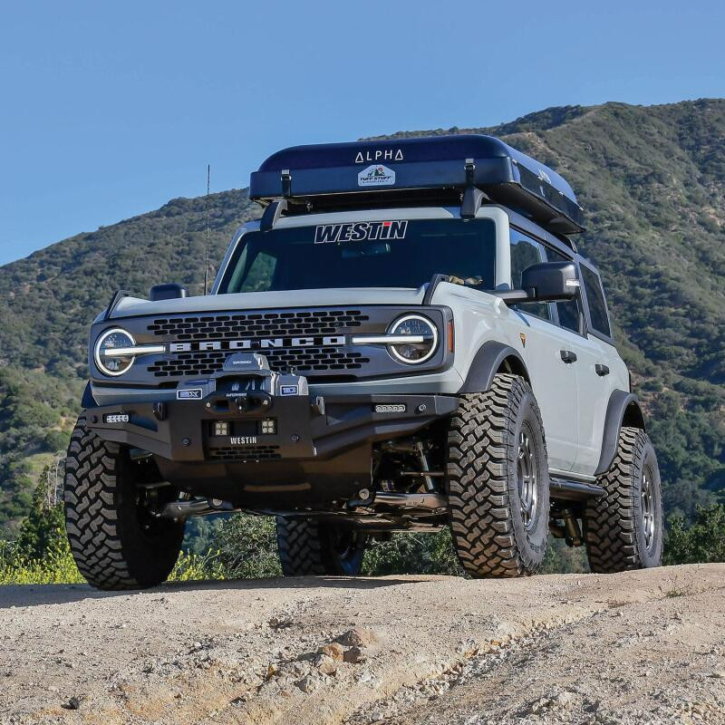 Westin 21-23 Ford Bronco(excl. Bronco Sport) XTS Skid Plate - Textured Black - 59-721255 Photo - Mounted