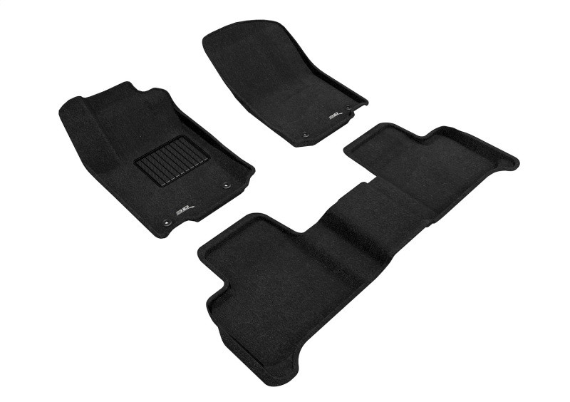 3D MAXpider 16-19 Mercedes GLE-Class SUV/Coupe Amg GLE63 SUV Elegant 1st 2nd Row - Set (Black) - L1MB05304709 Photo - Primary
