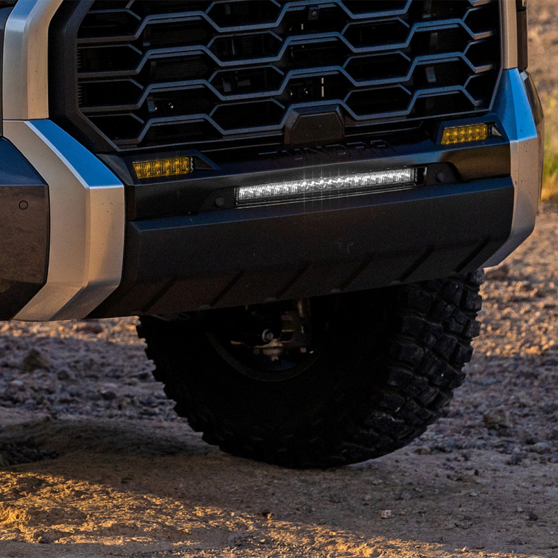 Rigid Industries 2022+ Toyota Tundra 6in SR-Series Selective Yellow Fog Light Kit - 37201 Photo - Unmounted