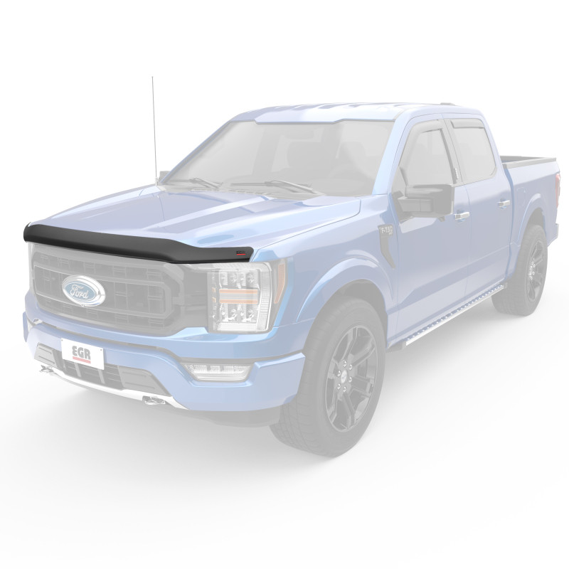 EGR 2021+ Ford F150 Superguard Hood Shield - Smoke (303581) - 303581 Photo - Mounted