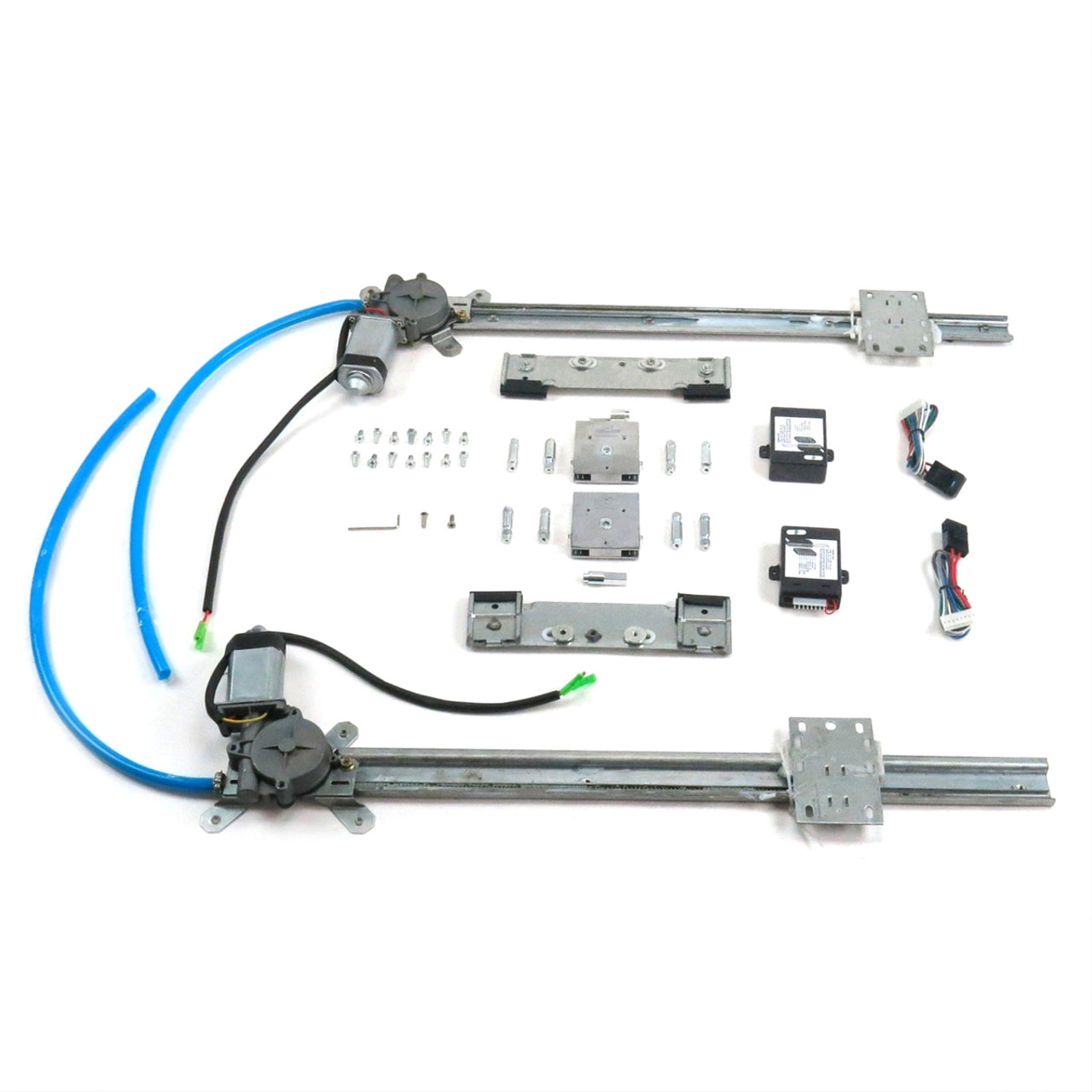 2 Door Flat Power Window Kit with Crank Switches