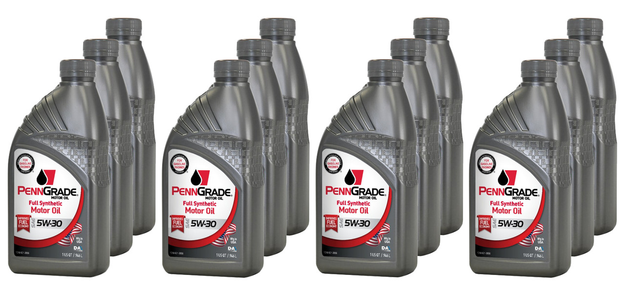 PennGrade Full Synthetic 5w30 Case 12 x 1 Quart