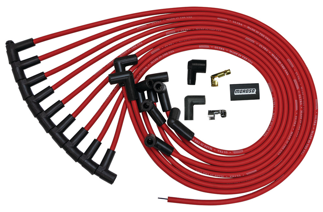 Ultra Plug Wire Set BBC Under V/C Red
