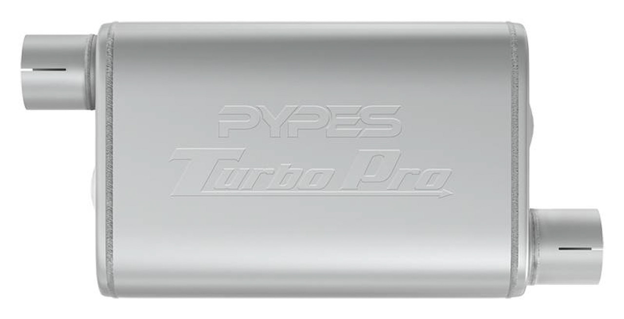Turbo Pro Muffler 2.5in Offset In/Out