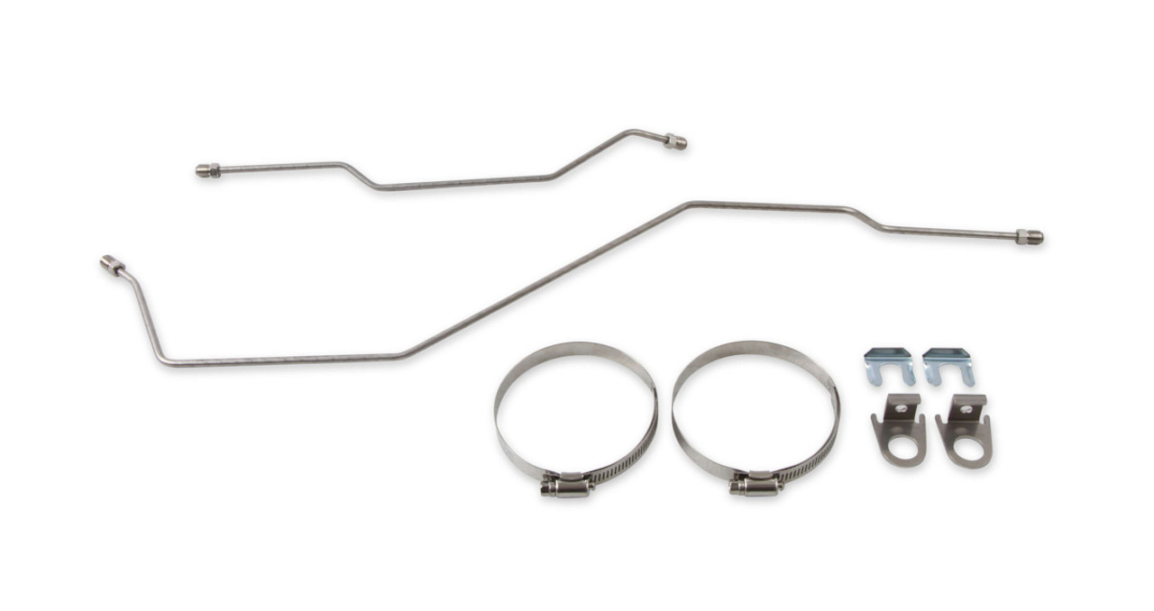 Stainless Brake Hardline Kit w/Brackets