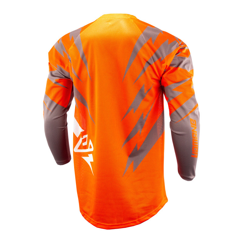 Answer 26 LE Syncron Rizz Vented Jersey Orange/Grey/White - XS - 475210 User 1