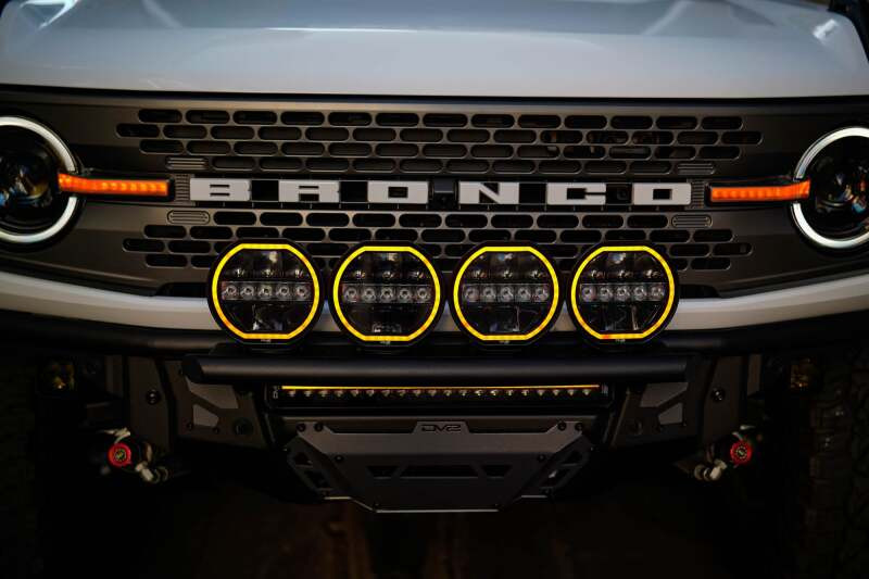 DV8 Offroad Elite Series 20in Dual Row Light Bar w/ Accent Light - BE20EW200W-H Photo - out of package