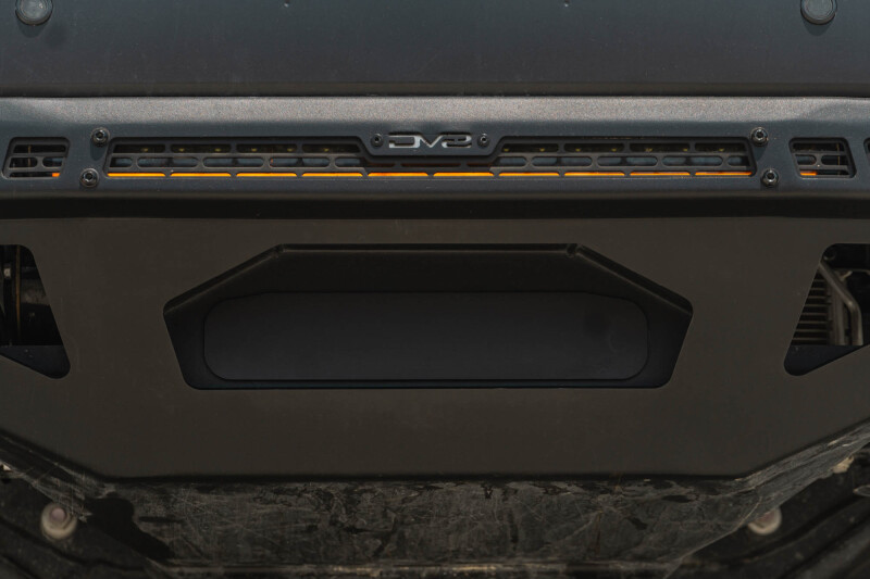 DV8 Winch Fairlead Cover Plate - Micro Texture Black - FBBO-01 Photo - out of package