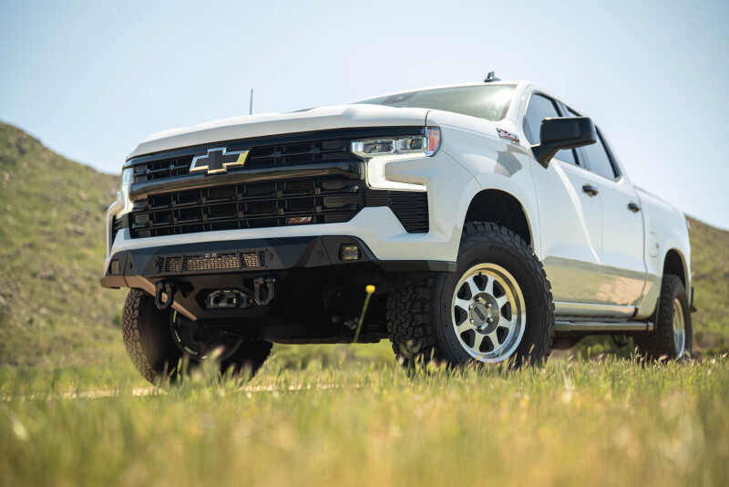 DV8 Offroad 2022+ Chevrolet Silverado 1500 Offroad Spec Series Front Bumper w/ Winch - FBCS1-08 Photo - out of package