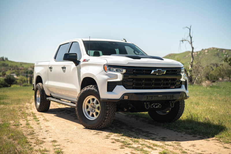 DV8 Offroad 2022+ Chevrolet Silverado 1500 Offroad Spec Series Front Bumper w/ Winch - FBCS1-08 Photo - out of package