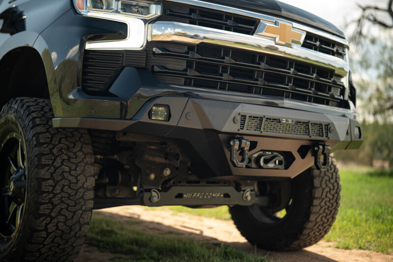 DV8 Offroad 2022+ Chevrolet Silverado 1500 Offroad Spec Series Front Bumper w/ Winch - FBCS1-08 Photo - out of package