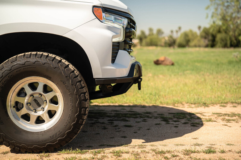 DV8 Offroad 2022+ Chevrolet Silverado 1500 Offroad Spec Series Front Bumper w/ Winch - FBCS1-08 Photo - out of package