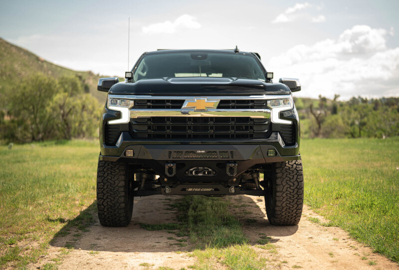 DV8 Offroad 2022+ Chevrolet Silverado 1500 Offroad Spec Series Front Bumper w/ Winch - FBCS1-08 Photo - out of package