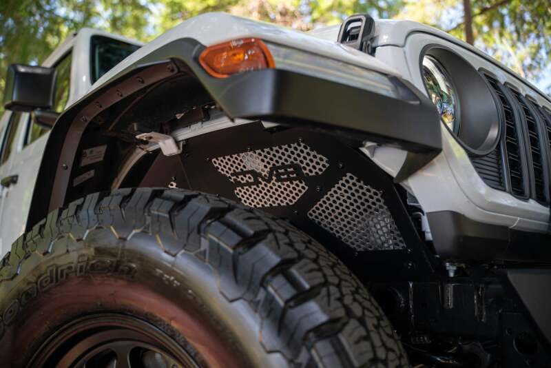 DV8 Offroad 2018+ Jeep Wrangler JL/Gladiator JT Front Inner Fenders - INFEND-06FB Photo - out of package