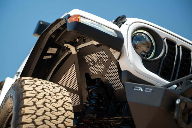 DV8 Offroad 2018+ Jeep Wrangler JL/Gladiator JT Front Inner Fenders - INFEND-06FB Photo - out of package