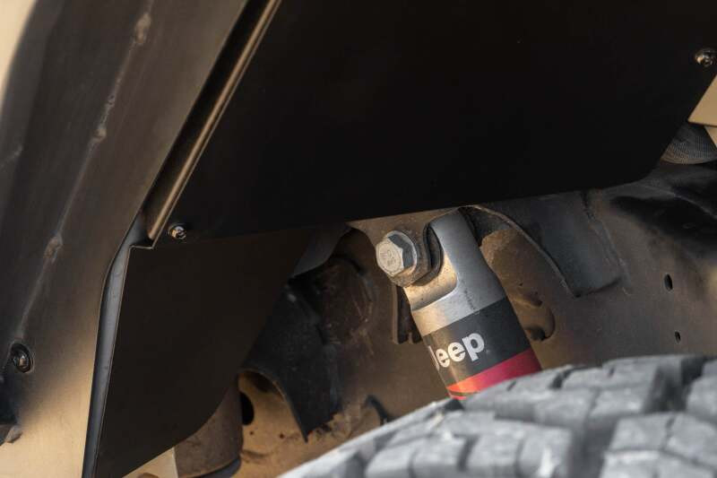 DV8 Offroad 20-24 Jeep Gladiator JT Rear Inner Fender Liners - Satin Black - INFEND-07RB Photo - out of package
