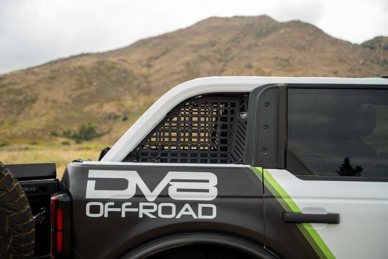 DV8 21+ Ford Bronco Pocketed Rear Window Molle Panels (Soft Top/2-Door Models) - MPBR-08 Photo - out of package