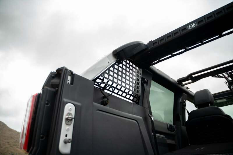 DV8 21+ Ford Bronco Pocketed Rear Window Molle Panels (Soft Top/2-Door Models) - MPBR-08 Photo - out of package