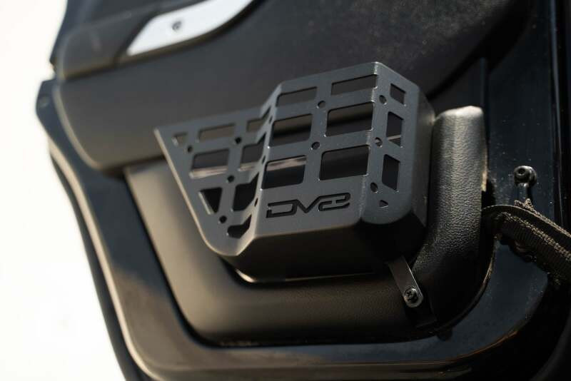 DV8 Offroad 11-18 Jeep Wrangler JK 4 Door Only Rear Door Pocket Molle Panels - Black - MPJK-06 Photo - out of package