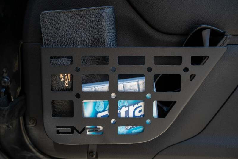 DV8 Offroad 2011-2018 Jeep Wrangler JK Slim Front Door Molle Pockets - MPJK-07 Photo - out of package