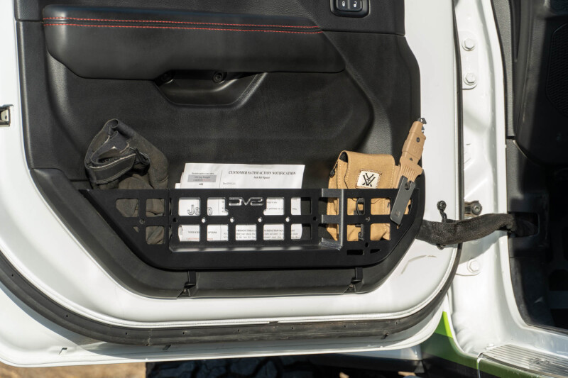 DV8 Offroad 18-25 Jeep Wrangler JL Electric Seat Front Door Molle Pockets - MPJL-10 Photo - out of package
