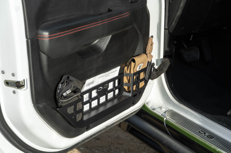 DV8 Offroad 18-25 Jeep Wrangler JL Electric Seat Front Door Molle Pockets - MPJL-10 Photo - out of package