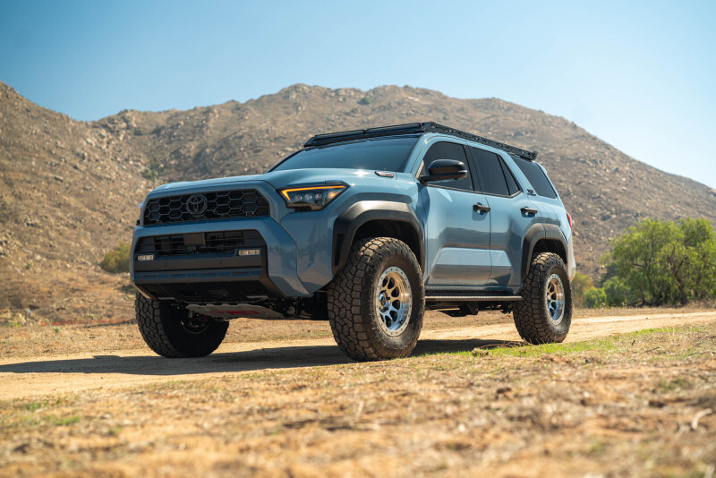 DV8 Offroad 25-26 Toyota 4Runner Roof Rack Light Cutout Fairing (Use w/ PN RRTF3-02) - RRTF3-02L Photo - out of package