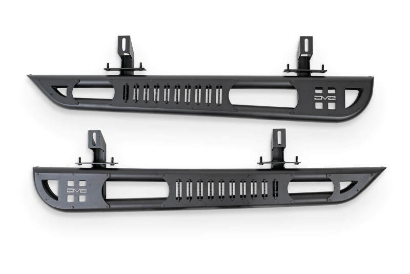 DV8 Offroad 2018+ Jeep Wrangler JL 2-Door Bolt-On OE Plus Side Steps - SRJL-10 Photo - Primary
