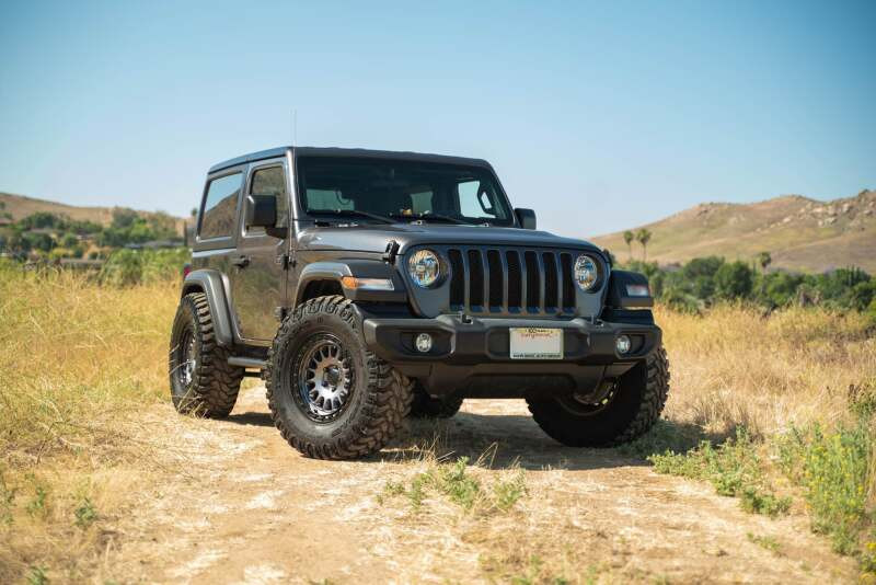 DV8 Offroad 2018+ Jeep Wrangler JL 2-Door Bolt-On OE Plus Side Steps - SRJL-10 Photo - out of package