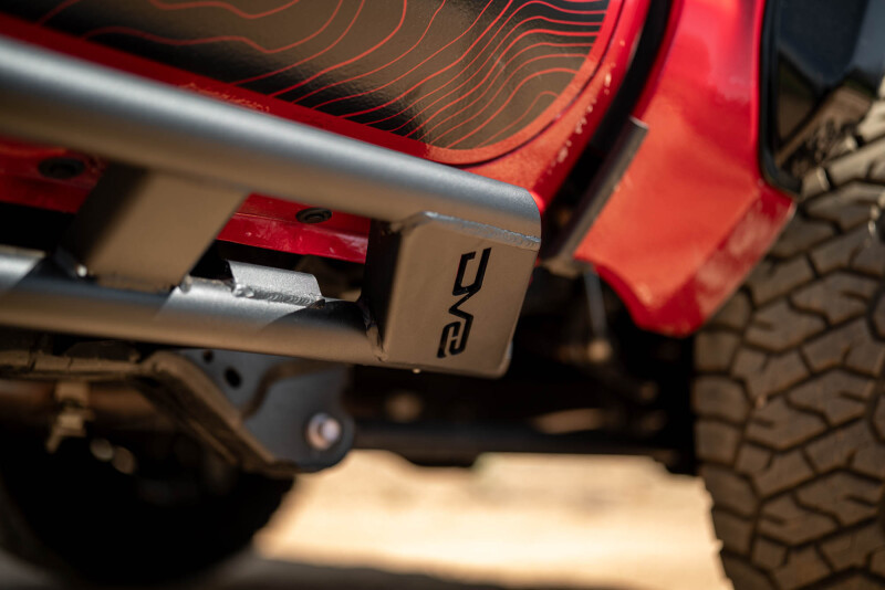 DV8 Offroad 24-25 Toyota Tacoma Double Cab Rock Sliders - SRTT1-04 Photo - out of package