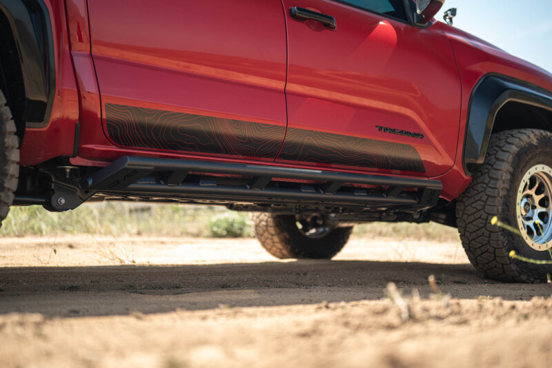 DV8 Offroad 24-25 Toyota Tacoma Double Cab Rock Sliders - SRTT1-04 Photo - out of package