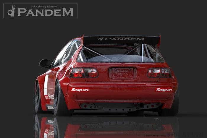 GReddy 92-95 Honda Civic EG Hatchback Pandem Rocket Bunny Front Bumper - 17050111 Photo - Primary