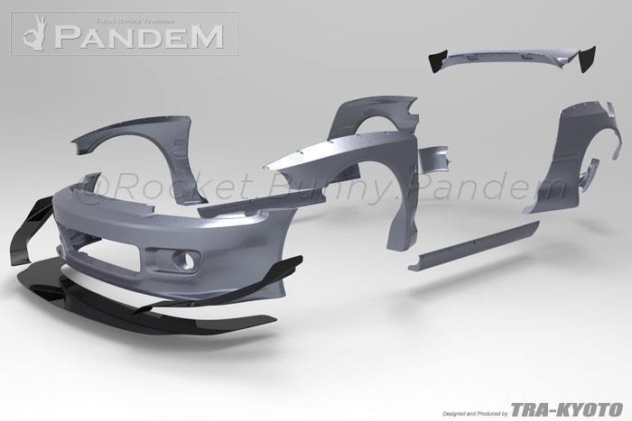 GReddy 92-95 Honda Civic EG Hatchback Pandem Rocket Bunny Front Bumper - 17050111 Photo - Primary