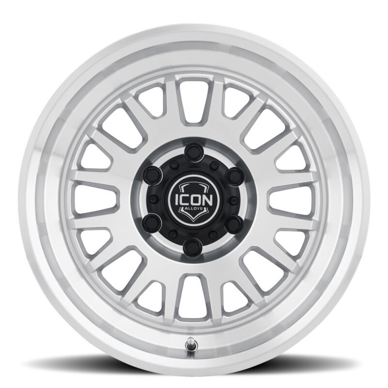 ICON Anza 17x8.5 5x150 25mm Offset 5.75in BS Silver Machined Wheel - 8217855557SM Photo - Unmounted