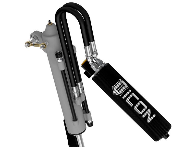 ICON 21-25 Ford F-150 Raptor Driver Side Rear 3.0 Zeta RXT Remote Reservoir Shock - 95206L Photo - Close Up