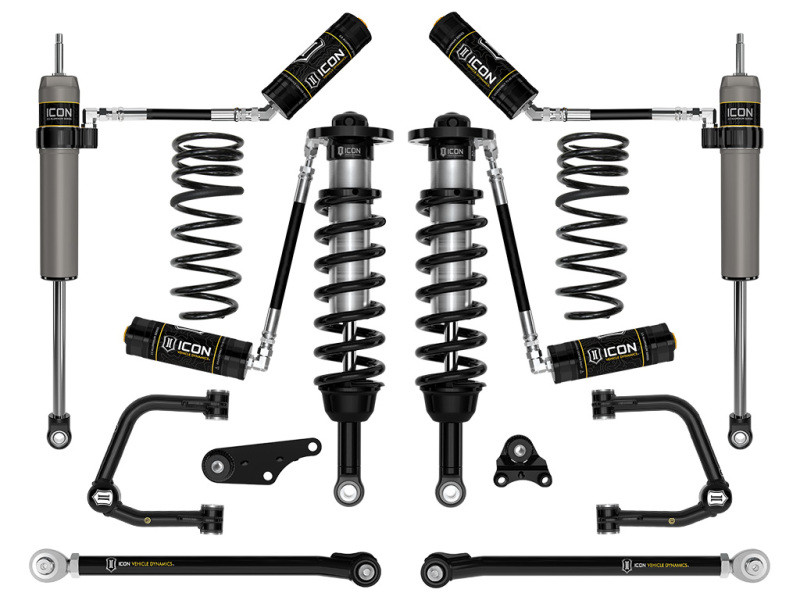 ICON 2024+ Toyota Tacoma 1.25in-3in Stage 7 Suspension System Tubular w/ Triple Rate Spring - K53297TS Photo - Primary
