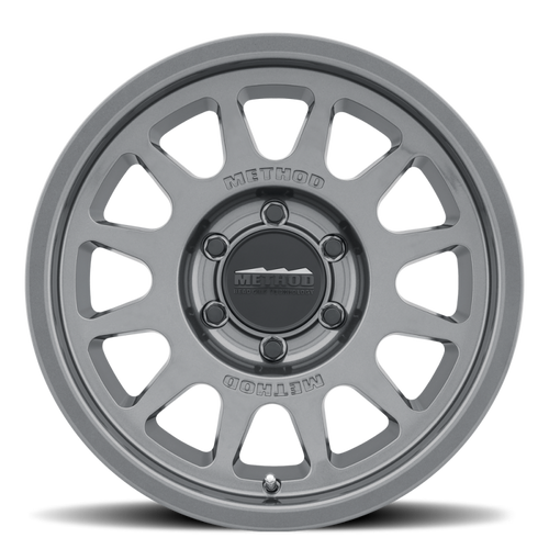 Method MR703 Bead Grip HD 18x9 +40mm Offset 6x5.5 95.25mm CB Gloss Titanium Wheel - MR70389093840H Photo - Primary