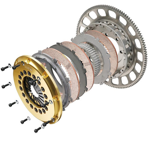 OS Giken Lamborghini Diablo V12 R Series Triple Plate w/ Center Hub Clutch - Requires LM101-C051M - LM101-CO51 Photo - Primary