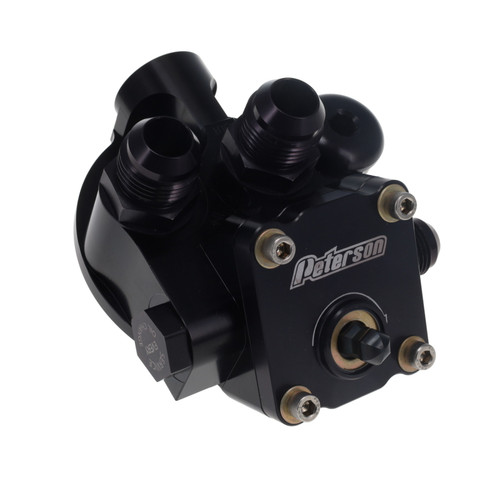Peterson Fluid Systems Primer Filter Mount -12AN 1 1/2-16 - Right Side Inlet - 09-1573 Photo - Primary