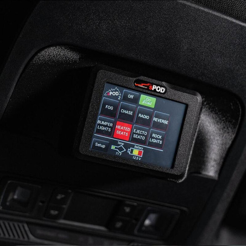 Spod 2023+ Ford F250/F350 Super Duty BantamX Touchscreen Vehicle Power Management Kit - 870140 Photo - Close Up