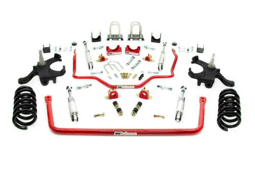 UMI Performance 73-87 GM C10 Handling and Lowering Kit Stage 2.5 4.5in F/6in R Viking Shocks - Red - 64025-R Photo - Primary