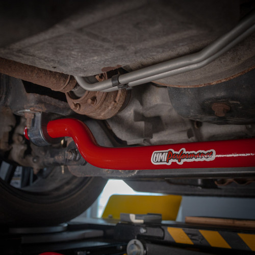UMI Performance 15-20 Ford F-150 1 1/2in Solid Front Sway Bar - Red - 6579-R User 9
