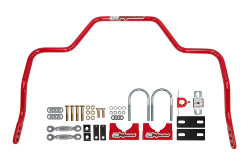UMI Performance 15-24 Ford F-150 1in Solid Rear Sway Bar - Red - 6580-R Photo - Primary