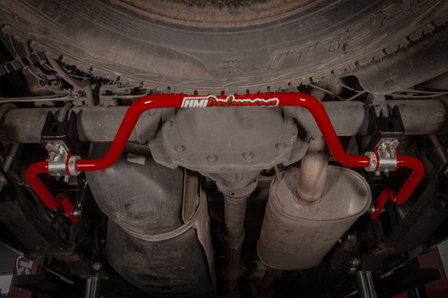 UMI Performance 15-24 Ford F-150 1in Solid Rear Sway Bar - Red - 6580-R User 4