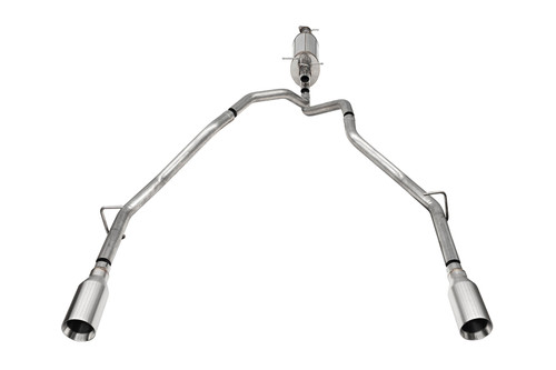 Corsa  25-26 Ram 2.5in Stainless Steel Sport Cat-back Dual Rear Exit 5.0in Polished Tip - 21309 Photo - Primary