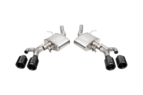 Corsa 22-25 Cadillac CT4 V Blackwing 3in Active Valve Axle-Back - 4.5in Carbon Fiber Black Tip - 21319CFBLK Photo - Primary