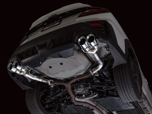 AWE Tuning 22-25 Subaru VB WRX Track Edition Axle-Back Exhaust - Chrome Silver Tips - 3020-42424 Photo - Mounted