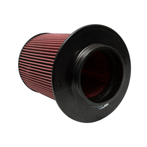 Injen 8-Layer Oiled Cotton Gauze Air Filter w/ Twist Lock - 5in ID / 9.3in Base / 8.5in H - X-1117-BR Photo - Close Up